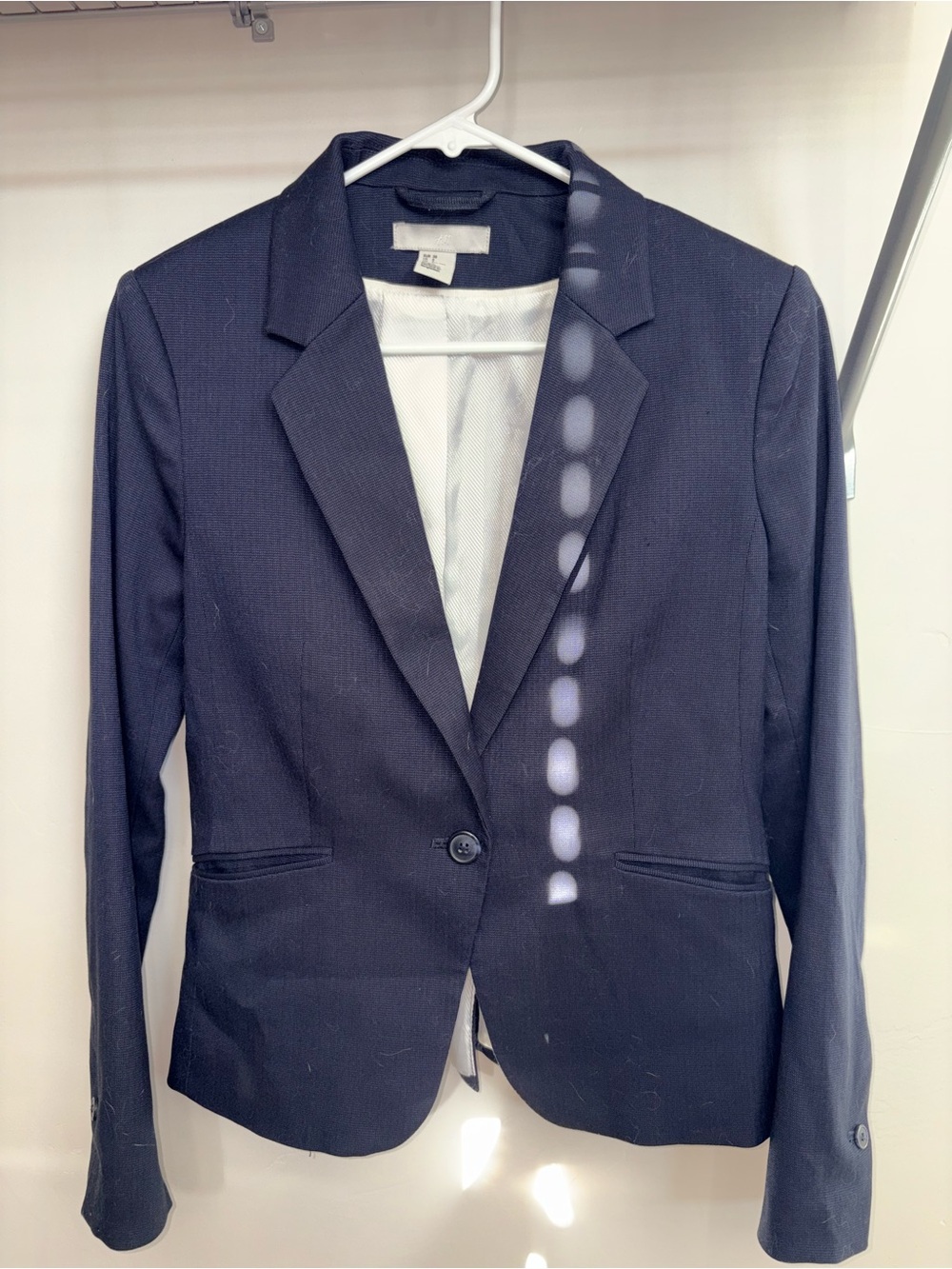 H&M Classic Navy Single-Button Blazer